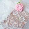 Tela de Cortina Blanca con Adorno de Encaje de Malla Fondo para Fotografía de Bodas Falda para Mesa de Comedor Tela para Ropa
