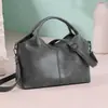 Bolso de Mano de Cuero Suave para Mujer de Venta Caliente Transfronterizo, Bolso Casual Retro para Mujer de Mediana Edad, Bolso de Madre, Bolso de Hombro Cruzado de Gran Capacidad