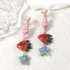 Brincos Pendentes Transfronteiriços Personalizados de Nicho Tendência Design Cerâmica Vida Marinha Peixe Pequeno Concha Estrela do Mar Joker