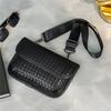 2026 Nova Bolsa de Peito Tecida em Relevo Estilo Coreano Bolsas Masculinas e Femininas Bolsa de Ombro Casual Moda Bolsa Transversal Mochila