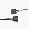 Conector hembra de hebilla ovalada Tipo-C/LN-03 con cable de salida de 2P para entrada de alimentación de equipo montado en panel