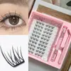 Kit de Cílios Postiços Transfronteiriços, Grande Capacidade, Leve e Fino, Cílios Postiços Pequenos de Junco, Suave e Natural, Confortável nos Olhos