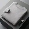 Moda Outono Masculina 2026 Novo Cashmere Gola Redonda Moda Jovem Casual Marca de Tricô de Alta Qualidade Manga Longa