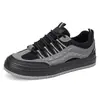 Hui Li Tênis de Plataforma Masculino Tendência Estilo Coreano Moda Versátil Emagrecedor Casual Masculino Confortável Cano Baixo Solado Grosso Tênis de Skate