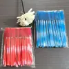 Pincel de Cílios Bicolor para Novos Produtos Transfronteiriços com Cabo Sólido Colorido, Dupla Utilização para Cílios e Sobrancelhas