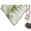 Lenço Feminino de Seda Sintética 70cm Atacado Primavera e Verão Elegante Versátil Lenço Quadrado de Cetim Lenço de Feriado Lenço de Presente Feito à Mão