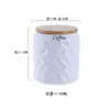 Tarro cerámico sellado de estilo simple con tapa de madera, lata para té casera, lata para café, tarro de almacenamiento de gran capacidad, recipiente de almacenamiento, tarro de azúcar