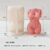 Manshan Vela Perfumada Corpo Humano Masculino Molde de Silicone DIY Mulheres Humanoide Cola Gesso Molde de Vela Corpo Humano