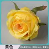 Estoque de fábrica de cabeças de flores artificiais em tons amarelados, flores artificiais para casamento, flores de seda, materiais para acessórios feitos à mão e materiais florais para paisagismo de engenharia atacado