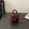 Moda Otoño e Invierno Estampado de Leopardo Bolso Cuadrado Pequeño Bolso de Hombro Único Cruzado para Niñas Mini Elegante Exquisito Accesorio de Viaje Bolso para Labiales