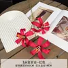 3 Flores de Lirio Dorado Artificiales para Arreglos Florales de Tallo Único, Accesorios para Fotografía de Bodas y Decoraciones de Pasillo de Boda