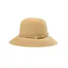 Sombrero de Protección Solar para Primavera y Verano, Sombrero de Pescador Elegante y Versátil, Nuevo Sombrero de Sol con Hebilla de Cuero a la Moda, Sombrero de Sol para Mujer, Sombrero de Cubo