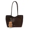 Bolsa tote de grande capacidade para mulheres, nova moda primavera 2026, bolsa de ombro de nicho de luxo de alta qualidade, bolsa para o dia a dia
