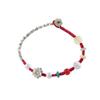 Estilo Tweed Nuevo Estilo Chino Pulsera de Anémona Rota Tejida a Mano Diseño de Nicho Más Fácil de Combinar Pulsera Estilo Dulce