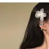 Li Yun Weiyang ~ Chica Súper Hada Elegante Pinza para el Cabello con Borla de Flor Blanca Nicho Versátil Clip para Flequillo Lateral