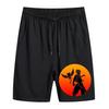 Shorts Casuais de Verão Masculinos Amazon Europeus e Americanos Confortáveis Soltos Respiráveis l Cauda de Fada Natz Periférico de Anime