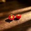 Frutas em miniatura simuladas transfronteiriças, kiwi tridimensional cortado ao meio, durião, goiaba, acessórios fofos para DIY, pequenas surpresas em sacos cegos