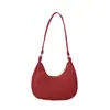 Bolsa de Feltro Cor Sólida Feminina 2026 Novo Estilo Coreano Tendência Textura de Pedra Bolsa de Axila Versátil Fashionável de Mão/Ombro