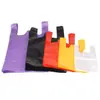 Sacos de Roupas Grandes e Pequenos Translúcidos de PEAD Sacos Coletes Coloridos Amarelos Sacolas Plásticas