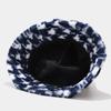 Outono e Inverno Chapéu de Pescador Mulheres Novo Espessado Pelúcia Internet Celebridade Viagem Quente Houndstooth Pot Chapéu Casal Imitação Coelho Pele Chapéu