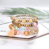 Pulseras de Cuentas de Madera Europeas y Americanas, Borlas Bohemias, Colgantes de Árbol de la Vida, Joyería Hecha a Mano con Cuentas para Viajes de Vacaciones, Versátil