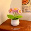 Regalo de cumpleaños para niñas para regalar a mejores amigas, ramo de girasoles para el Festival Qixi, pequeño adorno de coche, decoración de escritorio para el Día del Maestro