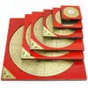 Brújula de latón al por mayor para principiantes de bolsillo portátil triple brújula integral adornos Luo Geng Luo Jing instrumento