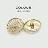Botones Metálicos de Lazo de Diamante Plateado Botón Calado Dorado Suéter Tejido Traje Chaqueta Abrigo Botones Decorativos