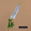 Flores Artificiais de Delfínio Hidratantes de Alta Qualidade com Toque Realista para Decoração de Casamento, Decoração de Chão de Sala de Estar, Flores Artificiais Atacado