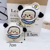 Lindo Peluche de Dibujos Animados Perro Parchai Perro Tomate Muñeco Broche Colgante para Bolsa Ropa Bufanda Decorativo DIY