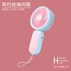 Vietnam Tailandia Venta Caliente Mini Ventilador de Mano Eléctrico Recargable por USB Ventilador Pequeño con Correa Conveniente