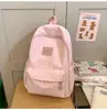 Mochila de viaje moderna y ligera para estudiantes de secundaria y preparatoria, color liso, nuevo modelo 2024, mochila escolar de diseño simple y único