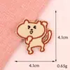 Parche Bordado Termofusible de Animales de Dibujos Animados Pegatinas de Tela Coreanas DIY Souvenir Hecho a Mano Pegatinas de Parche Accesorios Etiquetas de Tela para Planchar