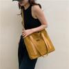 2024 Nuevo Bolso de Hombro de Pana Estilo Japonés Gran Capacidad Versión Coreana Bolso de Estudiante Bolso Tote de Clase Trendy Transfronterizo