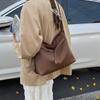Bolso Tote Plegado para Mujer de Gran Capacidad 2025 Nuevo Otoño e Invierno Nicho Bolso de Hombro Cruzado Mochila Multifuncional Mochila