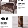 Mesa e Cadeira de Rattan para Exterior Conjunto de Três Peças Cadeira de Rattan para Pátio Mesa e Cadeira Pequenas para Varanda Mesa de Café para Lazer Combinação de Mesa e Cadeira Lazer ao Ar Livre