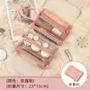 Bolsa de aseo de viaje premium 4 en 1, portátil, con compartimentos, plegable, de mano, bolsa de cosméticos, regalo de empresa, bolsa de almacenamiento personalizable
