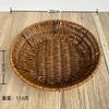 Cesta de Mimbre para Snacks, Cesta de Mimbre, Cesta de Snacks, Cesta de Plástico para Pan, Cesta para Palomitas de Maíz, Guarnición para Hot Pot, Papas Fritas, Plato de Frutas