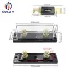 Portafusibles Automotriz Tipo Tornillo Grande 150A Cubierta Transparente Retardante de Llama Caja de Fusibles Anl Instalación Tipo Tornillo