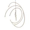 Colgante de estrella de cinco puntas de estilo bohemio, campanilla de viento tejida a mano, decoración colgante para cafetería, hogar, personalización de colgantes