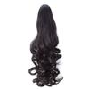 Peluca Cola de Caballo Baja para Mujer, Postizo de Cola de Caballo Rizada Flor de Pera con Atadura, Cabello Realista, Cabello Corto Natural y a la Moda, Cola de Caballo Flor de Pera