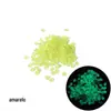 Partículas de areia luminosa cor de areia pedra areia micro paisagem aquário paisagem fluorescente areia luminosa cascalho 3-5mm decoração de jardim