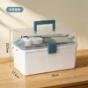 Caja de almacenamiento especial para manicurista BNBSN, caja de almacenamiento multi-capa compartimentada para herramientas de uñas, caja de herramientas portátil de mano