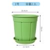 Novo vaso de flores de resina Lanshan Pot espessado com controle de raiz respirável vaso de flores de plástico doméstico varanda rosa alto valor alto padrão