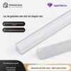 Luz de Armário LED Sem Ranhura Montada na Superfície Luz de Prateleira de Armário de Vinho Guarda-Roupa Tira de Luz Linear Triangular Sob o Armário Alto Brilho