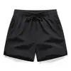 Pantalones Cortos Deportivos para Hombre y Mujer, Pantalones de Correr de Secado Rápido con Bolsillo con Cremallera de Verano, Pantalones de Entrenamiento Elásticos Transpirables, Pantalones Tres Cuartos de Seda de Hielo