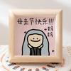 Presente Criativo Dia das Mães Dia das Mães Mãe Mamãe Eu Te Amo Porta-Retrato Moldura para Foto 8 de Março Dia da Mulher Enfeites de Mesa