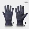 Guantes Calientes para Hombre en Invierno, Engrosados con Terciopelo, Repelentes al Agua, Antideslizantes, Guantes para Conducir y Montar en Motocicleta con Pantalla Táctil al por Mayor