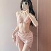 Novo Biquíni Sexy de Três Peças Coreano Ins Corrente Garota Quente Emagrecedor Feminino