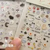 Estilo Ins Novo Macio Fofo Animal de Estimação Cão Gatinho Estampado Estéreo Adesivo Nail Art Bonito Desenho Animado Ccd Celular iPad